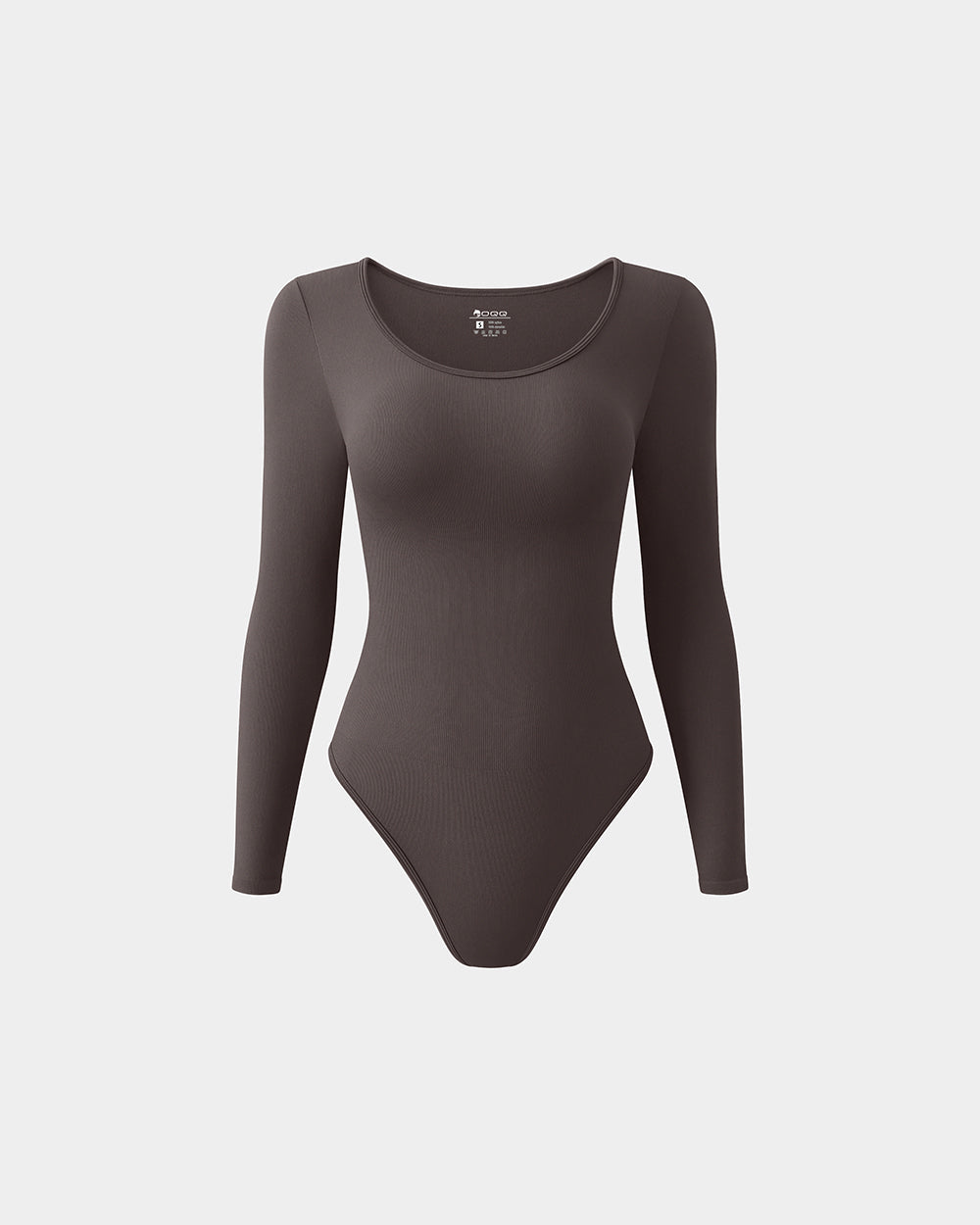Ribbed Long Sleeve Crew Neck Bodysuits