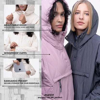 Aveline Packable Puffer Hoodie