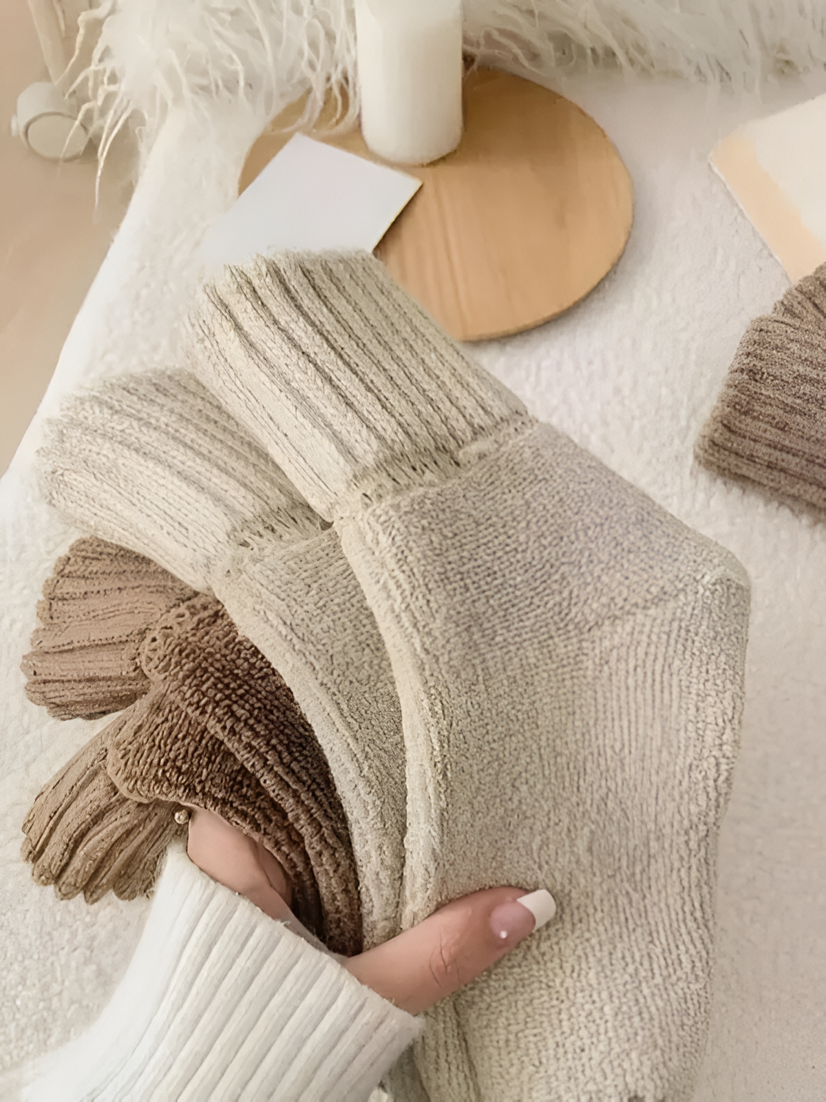 Aveline Mid-Calf Socks