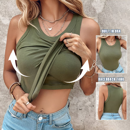 Aveline Ribbed Bra Tank