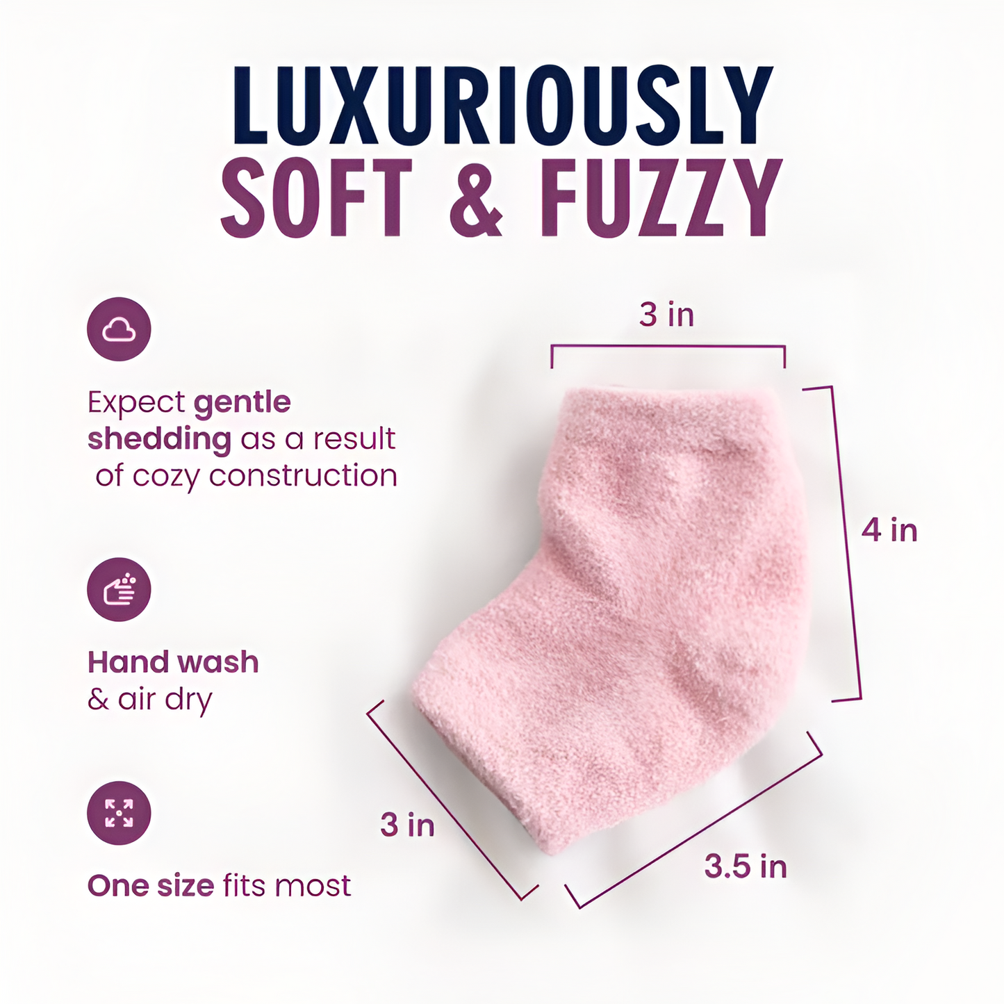 Aveline Fuzzy Moisturizing Socks