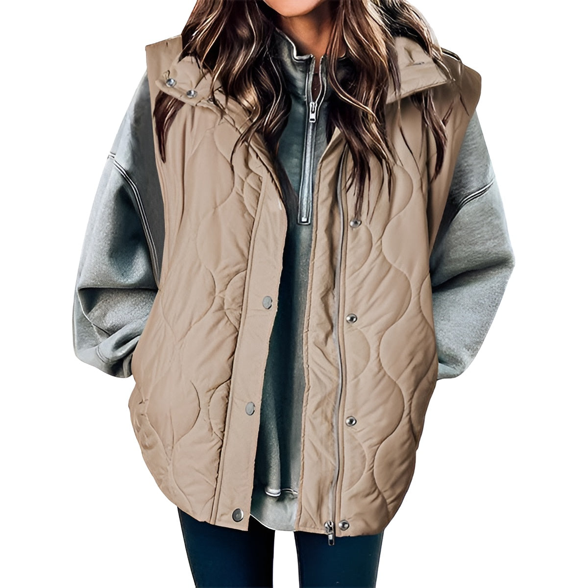 Aveline Oversized Puffer Vest